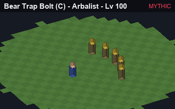 Bear Trap Bolt, the Mythic form of Bear Trap Bolt: animated preview