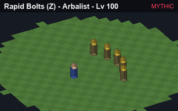 Rapid Bolts, the Mythic form of Rapid Bolts: animated preview