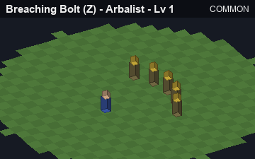 Breaching Bolt (Breaching Bolt at Common, level 1): animated preview of its visuals