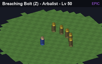 Breaching Bolt (Breaching Bolt at Epic, level 50): animated preview of its visuals