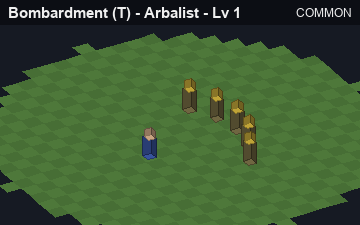 Bombardment (Bombardment at Common, level 1): animated preview of its visuals