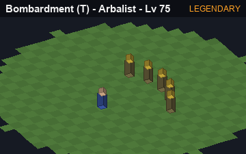 Bombardment (Bombardment at Legendary, level 75): animated preview of its visuals