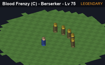 Blood Frenzy (Blood Frenzy at Legendary, level 75): animated preview of its visuals