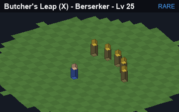 Butcher's Leap (Butcher's Leap at Rare, level 25): animated preview of its visuals