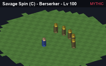 Savage Spin, the Mythic form of Savage Spin: animated preview
