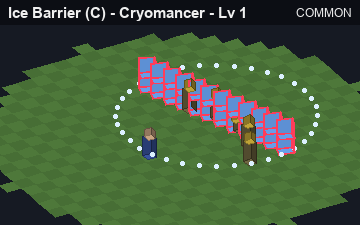 Ice Barrier (Ice Barrier at Common, level 1): animated preview of its visuals