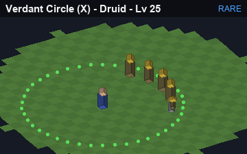 Verdant Circle (Verdant Circle at Rare, level 25): animated preview of its visuals
