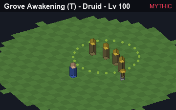 Grove Awakening, the Mythic form of Grove Awakening: animated preview