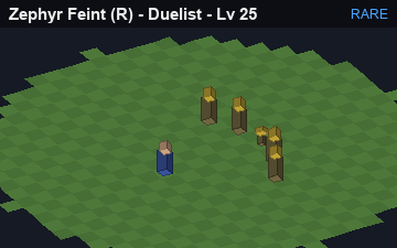 Zephyr Feint (Zephyr Feint at Rare, level 25): animated preview of its visuals