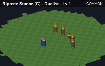 Riposte Stance (Riposte Stance at Common, level 1): animated preview of its visuals