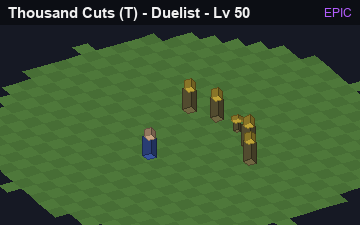 Thousand Cuts (Thousand Cuts at Epic, level 50): animated preview of its visuals