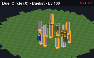 Duel Circle, the Mythic form of Duel Circle: animated preview