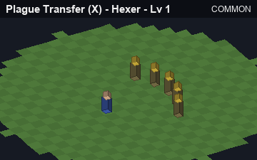 Plague Transfer (Plague Transfer at Common, level 1): animated preview of its visuals