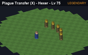 Plague Transfer (Plague Transfer at Legendary, level 75): animated preview of its visuals
