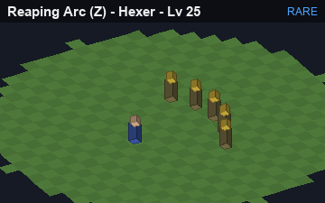Reaping Arc (Reaping Arc at Rare, level 25): animated preview of its visuals