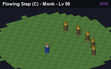 Flowing Step (Flowing Step at Epic, level 50): animated preview of its visuals