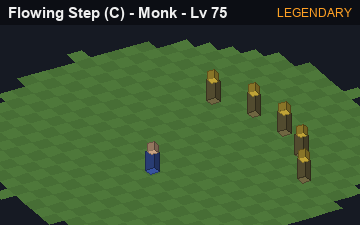 Flowing Step (Flowing Step at Legendary, level 75): animated preview of its visuals