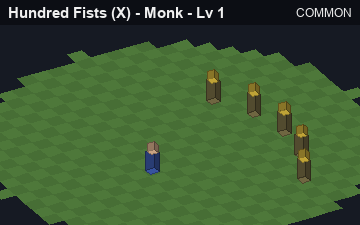 Hundred Fists (Hundred Fists at Common, level 1): animated preview of its visuals