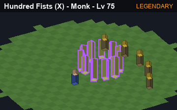 Hundred Fists (Hundred Fists at Legendary, level 75): animated preview of its visuals