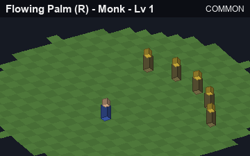 Flowing Palm (Flowing Palm at Common, level 1): animated preview of its visuals