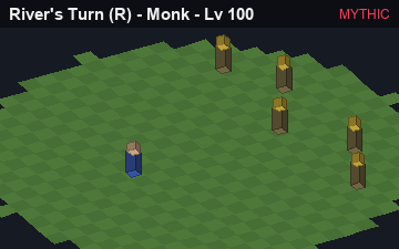 River's Turn, the Mythic form of Flowing Palm: animated preview
