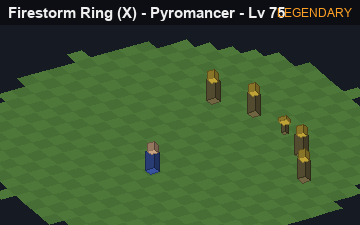 Firestorm Ring (Firestorm Ring at Legendary, level 75): animated preview of its visuals