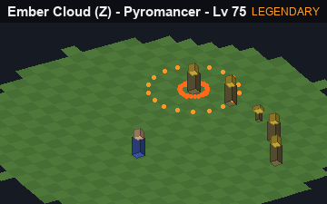 Ember Cloud (Ember Cloud at Legendary, level 75): animated preview of its visuals