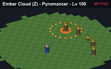 Ember Cloud, the Mythic form of Ember Cloud: animated preview