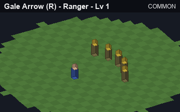 Gale Arrow (Gale Arrow at Common, level 1): animated preview of its visuals