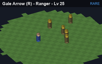 Gale Arrow (Gale Arrow at Rare, level 25): animated preview of its visuals