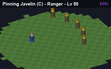 Pinning Javelin (Pinning Javelin at Epic, level 50): animated preview of its visuals
