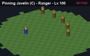 Pinning Javelin, the Mythic form of Pinning Javelin: animated preview