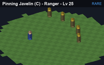 Pinning Javelin (Pinning Javelin at Rare, level 25): animated preview of its visuals