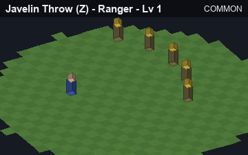 Javelin Throw (Javelin Throw at Common, level 1): animated preview of its visuals