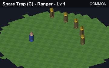 Snare Trap (Snare Trap at Common, level 1): animated preview of its visuals