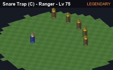 Snare Trap (Snare Trap at Legendary, level 75): animated preview of its visuals