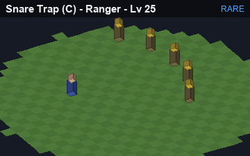 Snare Trap (Snare Trap at Rare, level 25): animated preview of its visuals