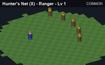 Hunter's Net (Hunter's Net at Common, level 1): animated preview of its visuals