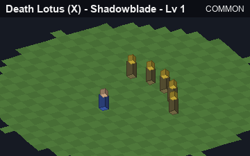 Death Lotus (Death Lotus at Common, level 1): animated preview of its visuals