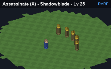 Assassinate (Assassinate at Rare, level 25): animated preview of its visuals