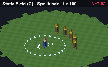 Static Field, the Mythic form of Static Field: animated preview