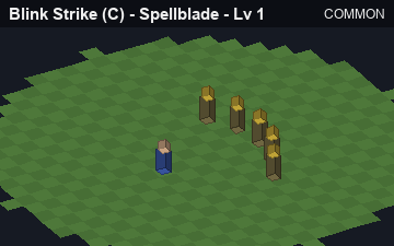 Blink Strike (Blink Strike at Common, level 1): animated preview of its visuals