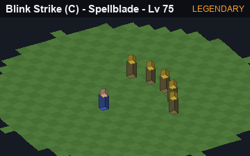 Blink Strike (Blink Strike at Legendary, level 75): animated preview of its visuals