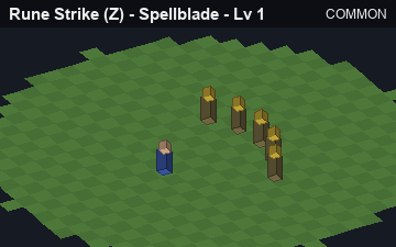 Rune Strike (Rune Strike at Common, level 1): animated preview of its visuals