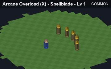 Arcane Overload (Arcane Overload at Common, level 1): animated preview of its visuals