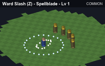 Ward Slash (Ward Slash at Common, level 1): animated preview of its visuals