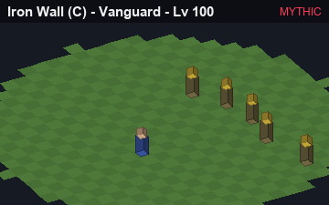 Iron Wall, the Mythic form of Iron Wall: animated preview