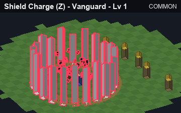 Shield Charge (Shield Charge at Common, level 1): animated preview of its visuals