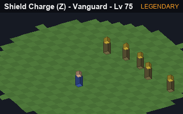 Shield Charge (Shield Charge at Legendary, level 75): animated preview of its visuals