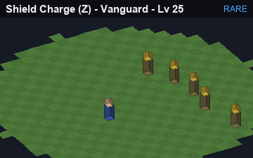 Shield Charge (Shield Charge at Rare, level 25): animated preview of its visuals